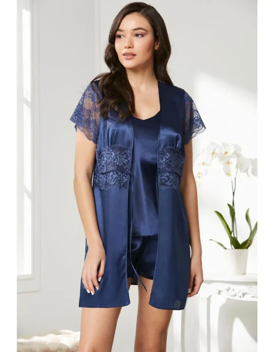 Pierre Cardin 2480-5 Saten Üçlü Şort Takım resmi