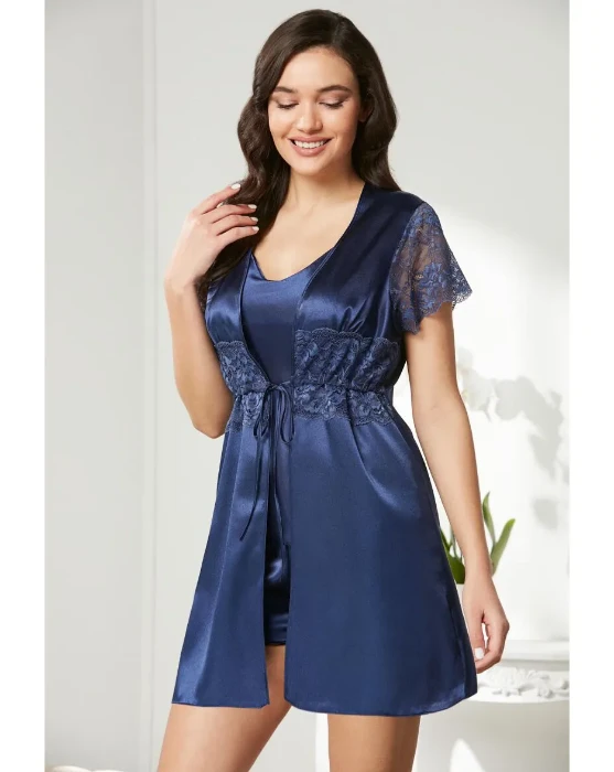 Pierre Cardin 2480-5 Saten Üçlü Şort Takım resmi
