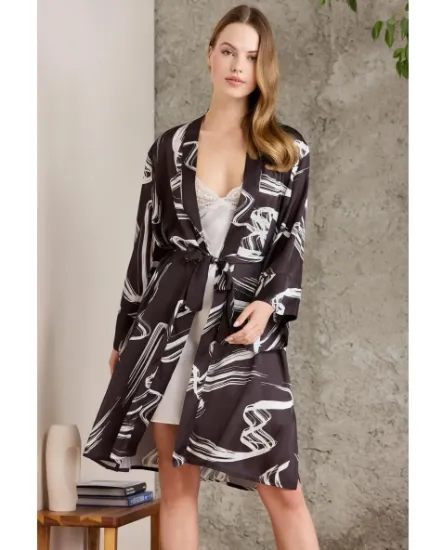 صورة مجموعة ثوب النوم الساتان Pierre Cardin 2430