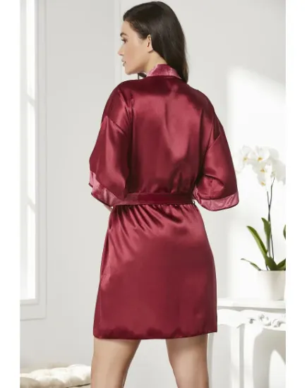 Pierre Cardin 4045 Kadife Saten Gecelik Sabahlık Takım resmi
