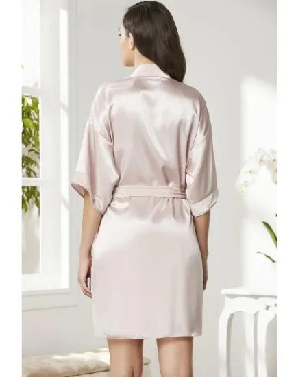 Pierre Cardin 4045-5 Kadife Saten Gecelik Sabahlık Takım resmi