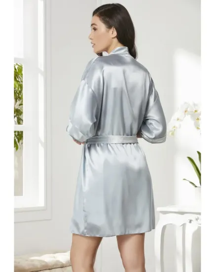 Pierre Cardin 4045-6 Kadife Saten Gecelik Sabahlık Takım resmi