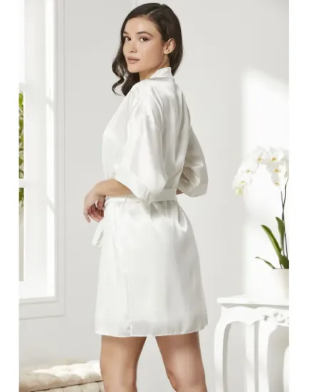 Pierre Cardin 4045-7 Kadife Saten Gecelik Sabahlık Takım resmi