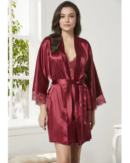 Picture of Pierre Cardin 4280-3 Satin Chemise Robe Set