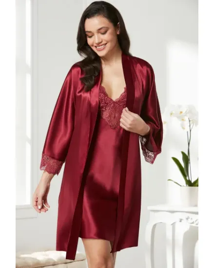 Picture of Pierre Cardin 4280-3 Satin Chemise Robe Set