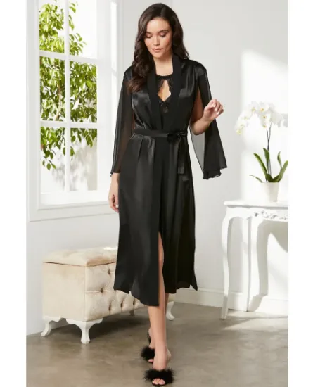 Image de Ensemble De Chemise De Nuit Satinée Pierre Cardin 4375-2