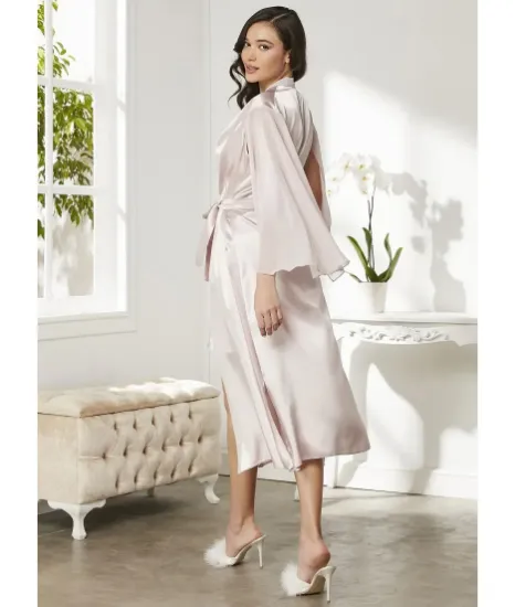 صورة مجموعة ثوب النوم الساتان Pierre Cardin 4375-3