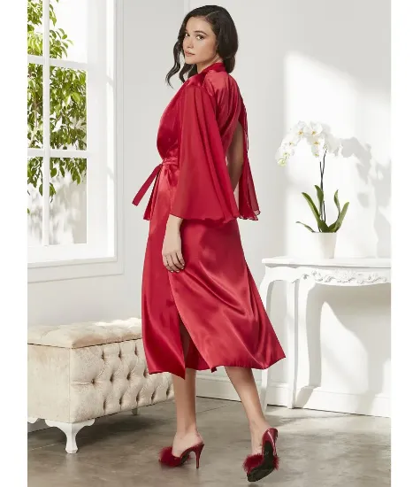 Picture of Pierre Cardin 4375-6 Satin Chemise Robe Set