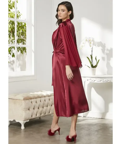 صورة مجموعة ثوب النوم الساتان Pierre Cardin 4375-7