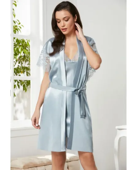 صورة مجموعة ثوب النوم الساتان Pierre Cardin 4438