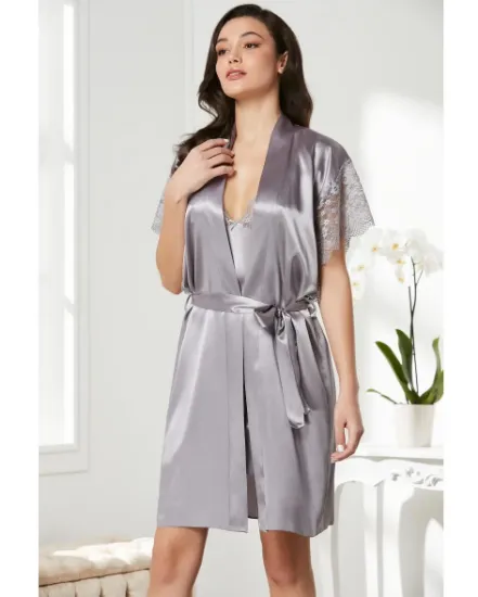 Image de Ensemble De Chemise De Nuit Satinée Pierre Cardin 4438-4