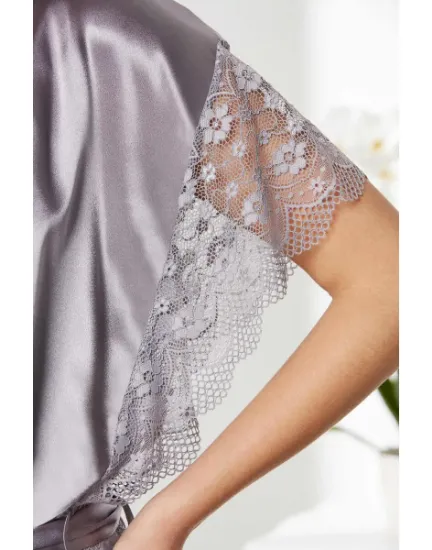 Image de Ensemble De Chemise De Nuit Satinée Pierre Cardin 4438-4