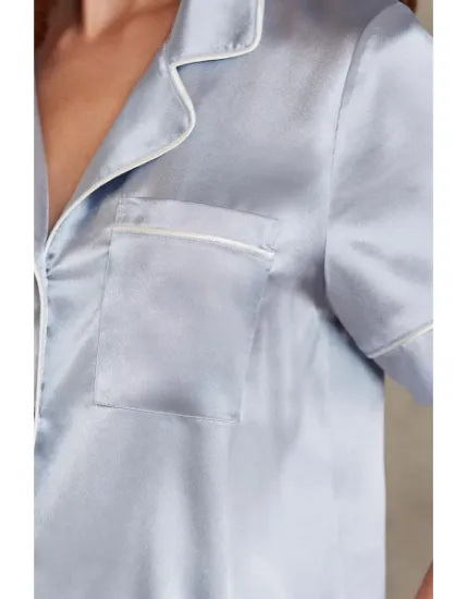 Picture of Pierre Cardin 1205-4 Satin Shorts Set