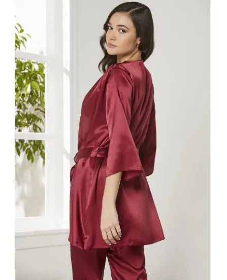صورة طقم بيجامة ستان 3 قطع Pierre Cardin 2075-9