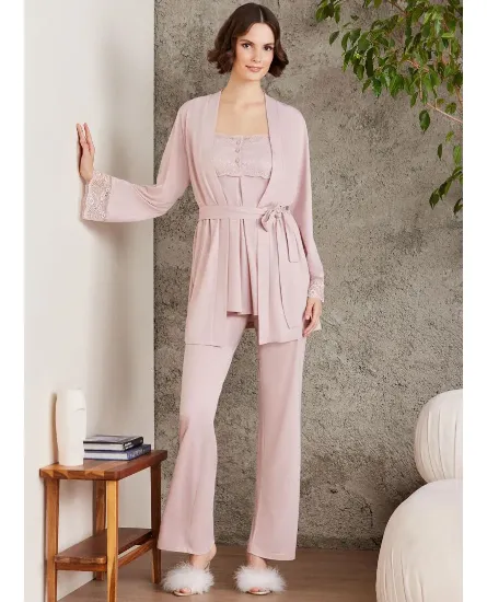 Pierre Cardin 2805-2 Sabahlıklı Hamile Pijama Takım resmi