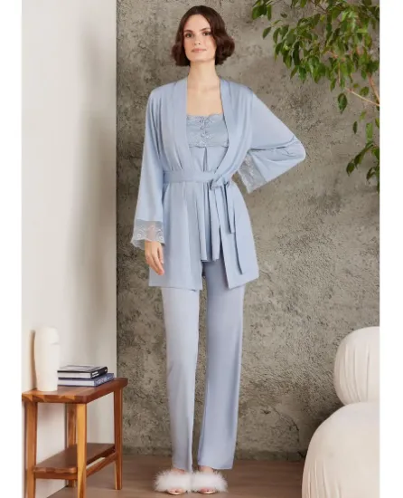 Pierre Cardin 2805-3 Sabahlıklı Hamile Pijama Takım resmi
