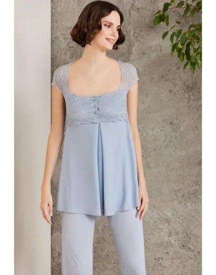 Pierre Cardin 2805-3 Sabahlıklı Hamile Pijama Takım resmi