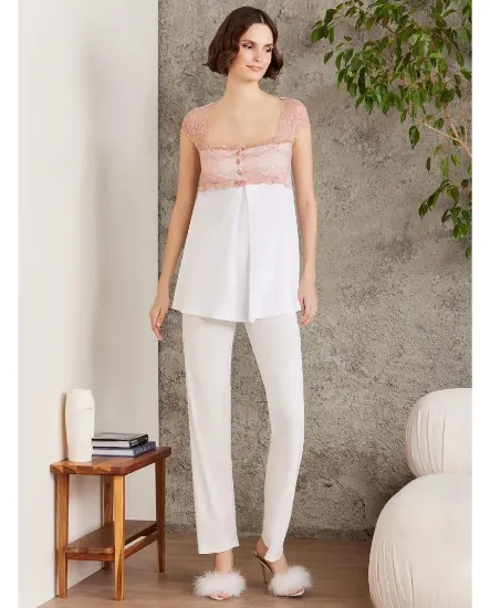 Pierre Cardin 2805-4 Sabahlıklı Hamile Pijama Takım resmi