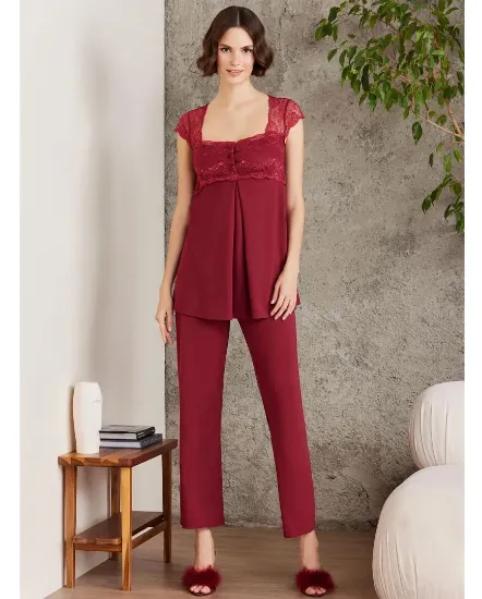Pierre Cardin 2805-5 Sabahlıklı Hamile Pijama Takım resmi