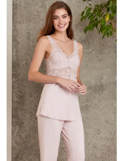 Pierre Cardin 2810 Penye Sabahlıklı Pijama Takım resmi