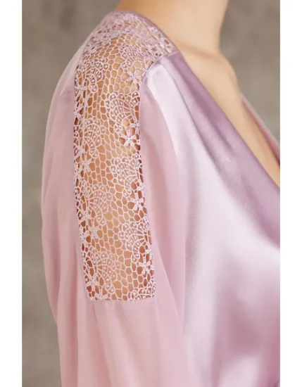 Picture of Pierre Cardin 6005-5 6 Pcs Satin Dressing Gown Set