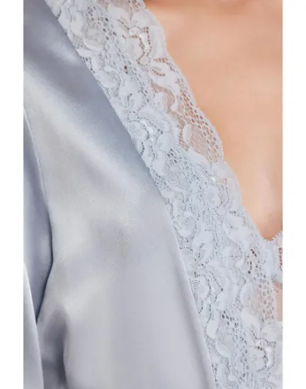 Picture of Pierre Cardin 7015-5 Satin Lace 4 Pcs Shorts Set