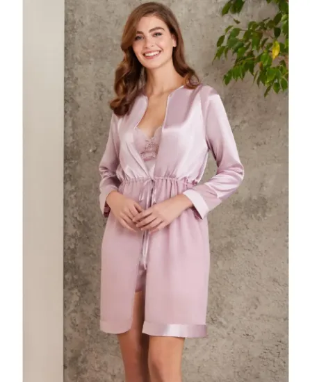 Picture of Pierre Cardin 7035-4 Satin Lace 4 Pcs Shorts Set