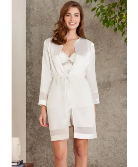 Picture of Pierre Cardin 7035-6 Satin Lace 4 Pcs Shorts Set