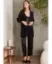 Picture of Pierre Cardin 7025-2 Satin Lace 4-Piece Pajama Set