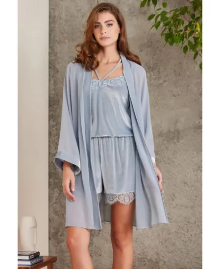 Pierre Cardin 4800-4 Kadife Sabahlıklı Tulum Takım resmi