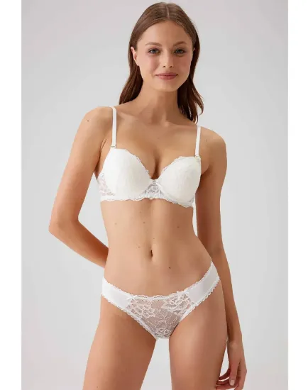 Pierre Cardin 4560-2 Madrid Balenli Dolgusuz Sütyen Takım resmi