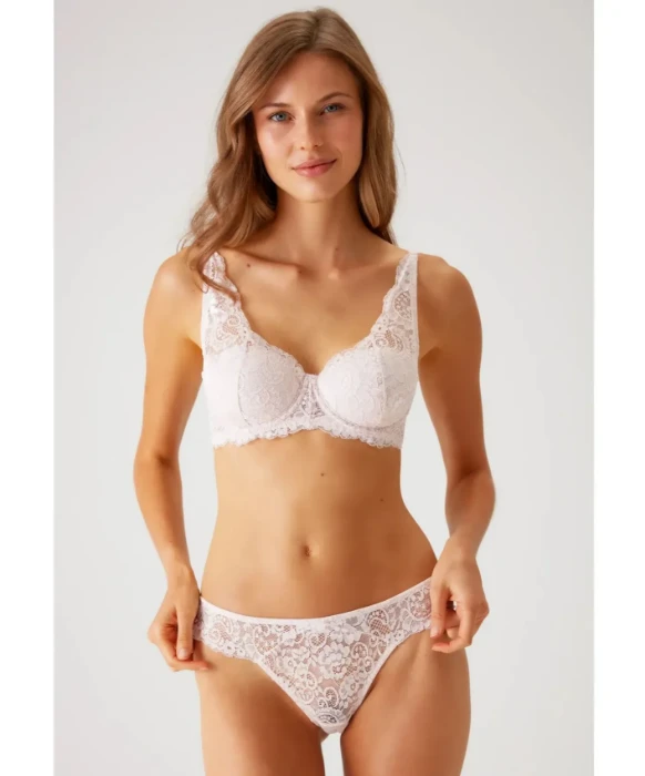 Pierre Cardin 4801-3 Balenli Pedli Dolgusuz Sütyen Takım resmi