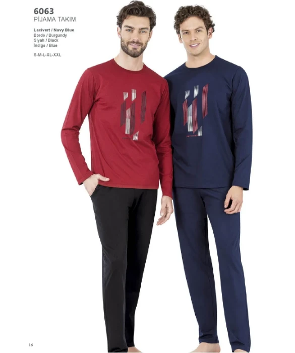 صورة طقم بيجامات رجالية Pierre Cardin 6063