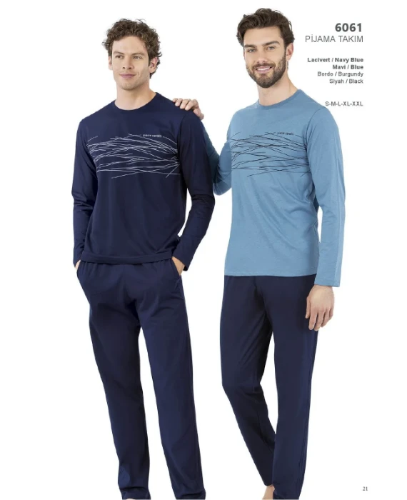 صورة طقم بيجامات رجالية Pierre Cardin 6061