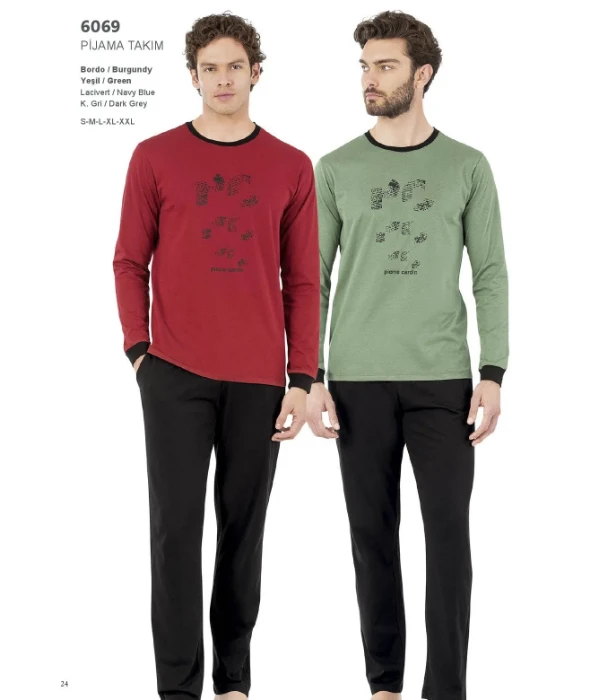 Image de Ensemble De Pyjamas Pour Hommes Pierre Cardin 6069