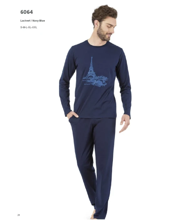 Pierre Cardin 6064-2 Erkek Pijama Takım resmi