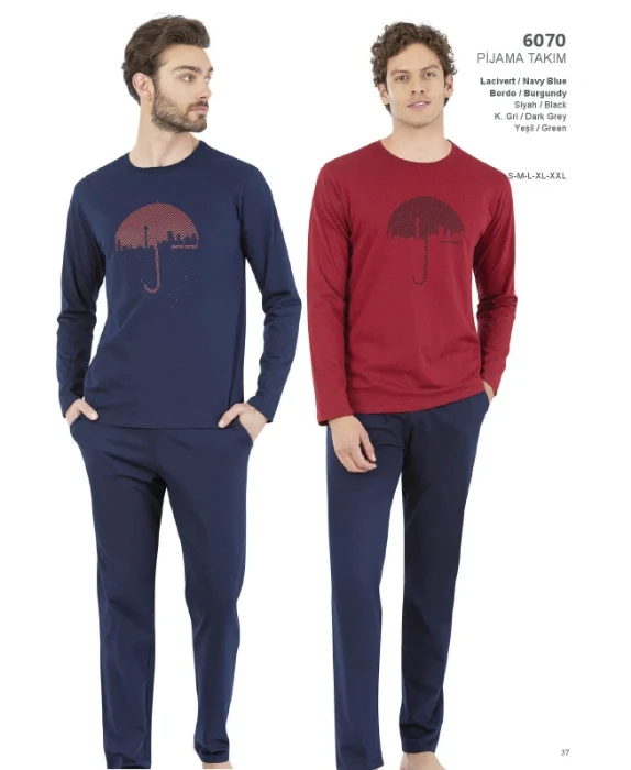 Pierre Cardin 6070 Erkek Pijama Takım resmi