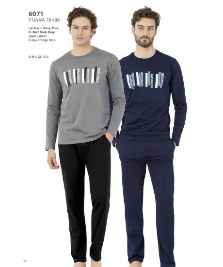 Image de Ensemble De Pyjamas Pour Hommes Pierre Cardin 6071
