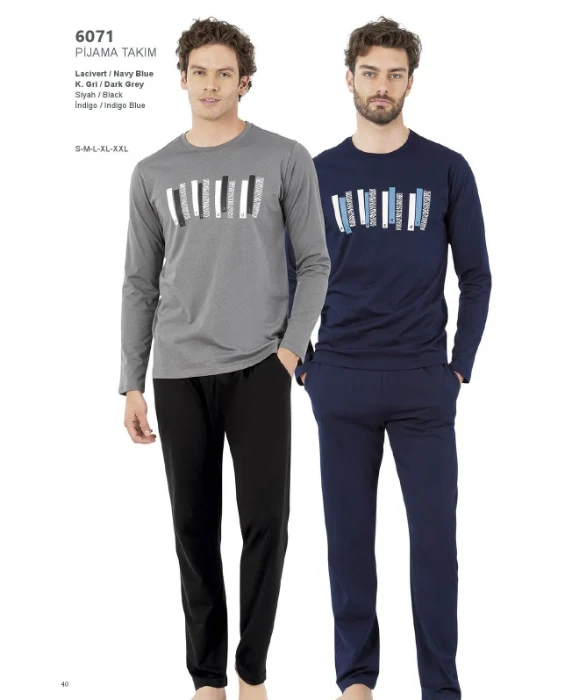 Pierre Cardin 6071 Erkek Pijama Takım resmi