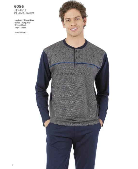 Pierre Cardin 6056 Erkek Pijama Takım resmi