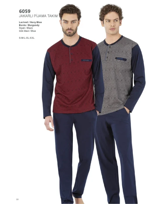 Image de Ensemble De Pyjamas Pour Hommes Pierre Cardin 6059