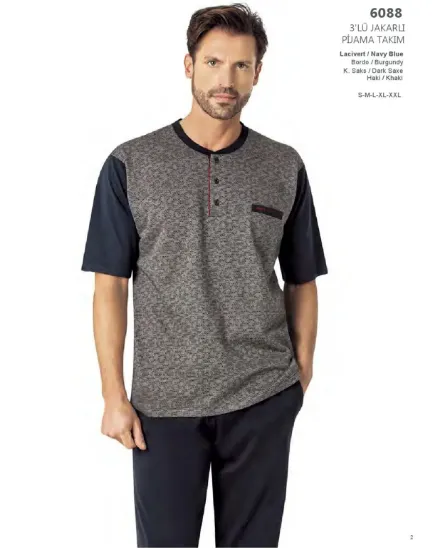 Image de Pierre Cardin 6088 Ensemble Pyjama 3 Pièces Pour Homme