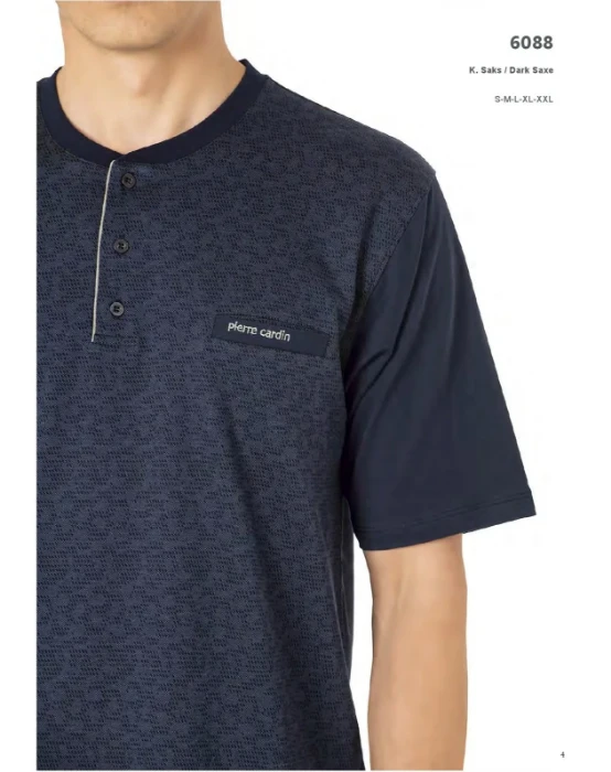 Pierre Cardin 6088-3 Erkek Üçlü Pijama Takım resmi