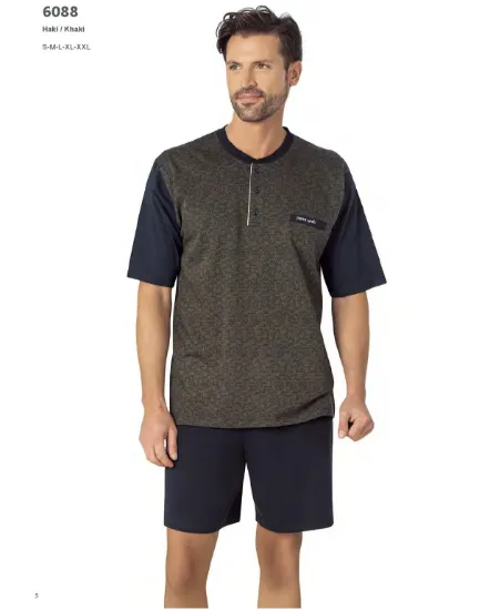 Picture of Pierre Cardin 6088-4 Men's 3 pcs Pajamas Set