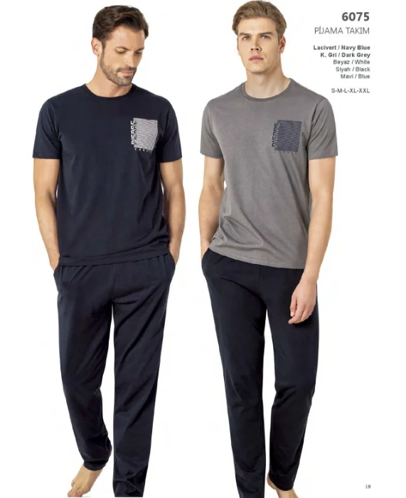 Pierre Cardin 6075 Erkek Pijama Takım resmi