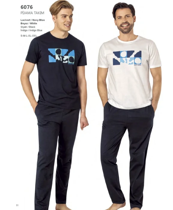 Pierre Cardin 6076 Erkek Pijama Takım resmi