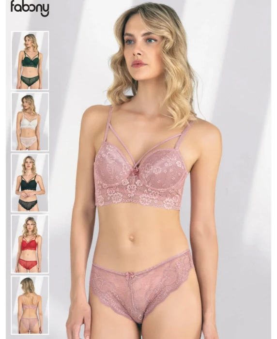 Fabony 4210 Push-up Bralet Sütyen Takım resmi