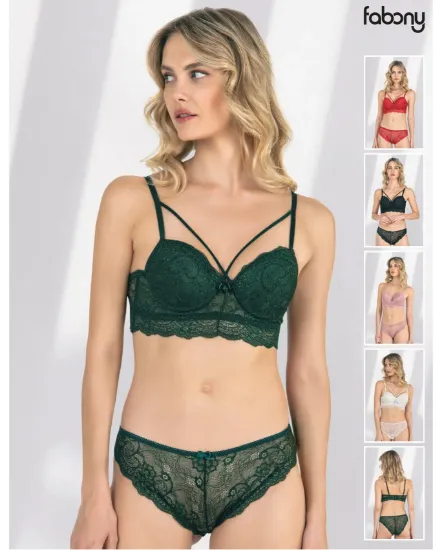 Picture of Fabony 4211 Non Push-up Bralet Bra Set