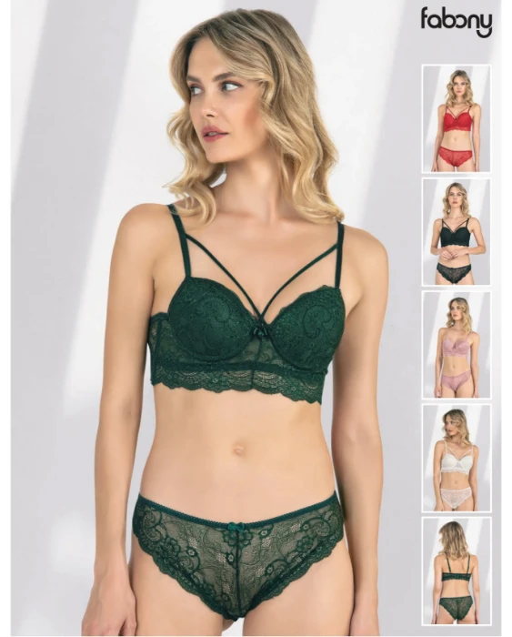 Fabony 4211 Boş Cup Bralet Sütyen Takım resmi