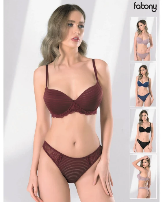 Fabony 4040 Yumuşak Kap Sütyen Takım resmi
